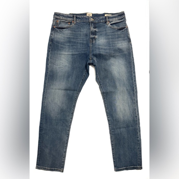 Flint And Tinder Slim Fit Blue Jeans Size 38x32 - Picture 3 of 7
